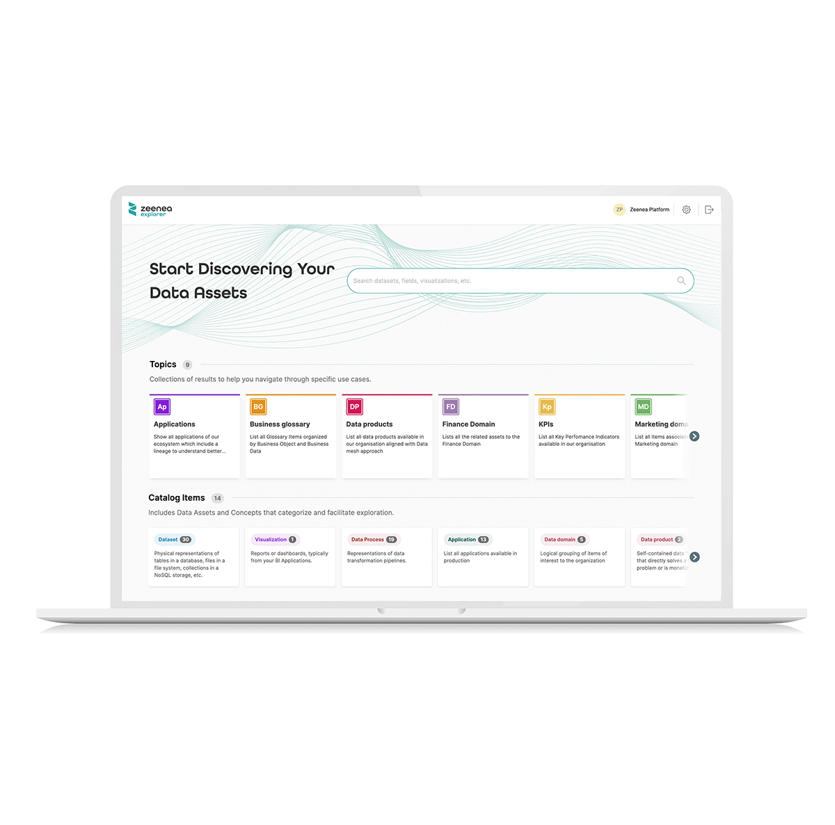 Actian Zeenea interactive product tour
